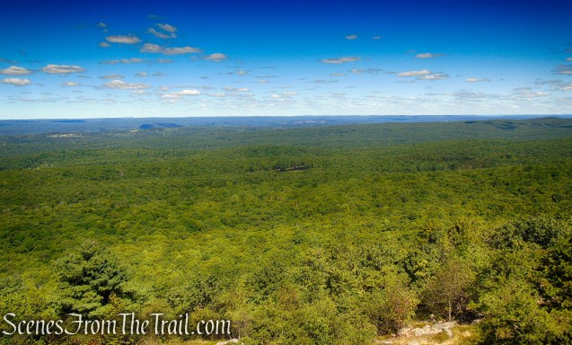 View north over New Jersey and into NY and Pennsylvania