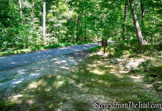 Tower Trail as it crosses Sunrise Mountain Road