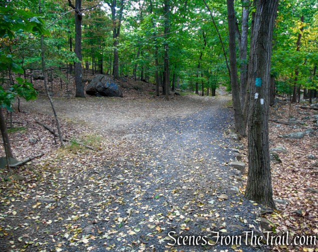 Turn left on Little Tor Spur Trail