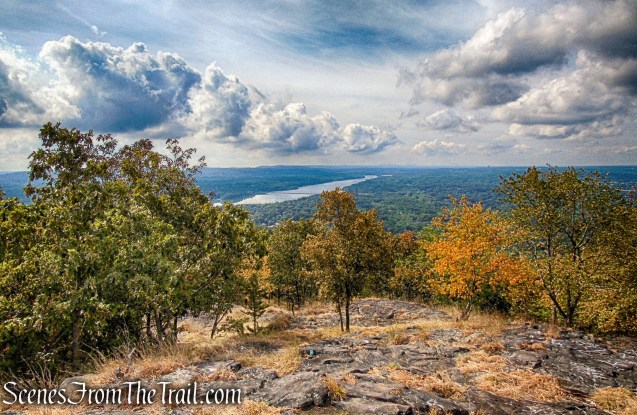 View south - High Tor summit