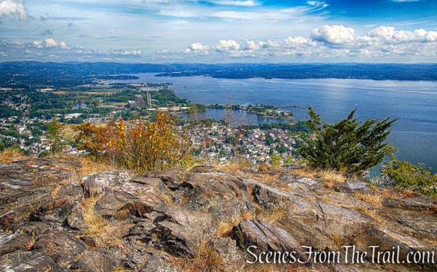 View northeast - High Tor summit
