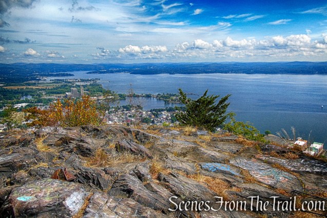 View northeast - High Tor summit