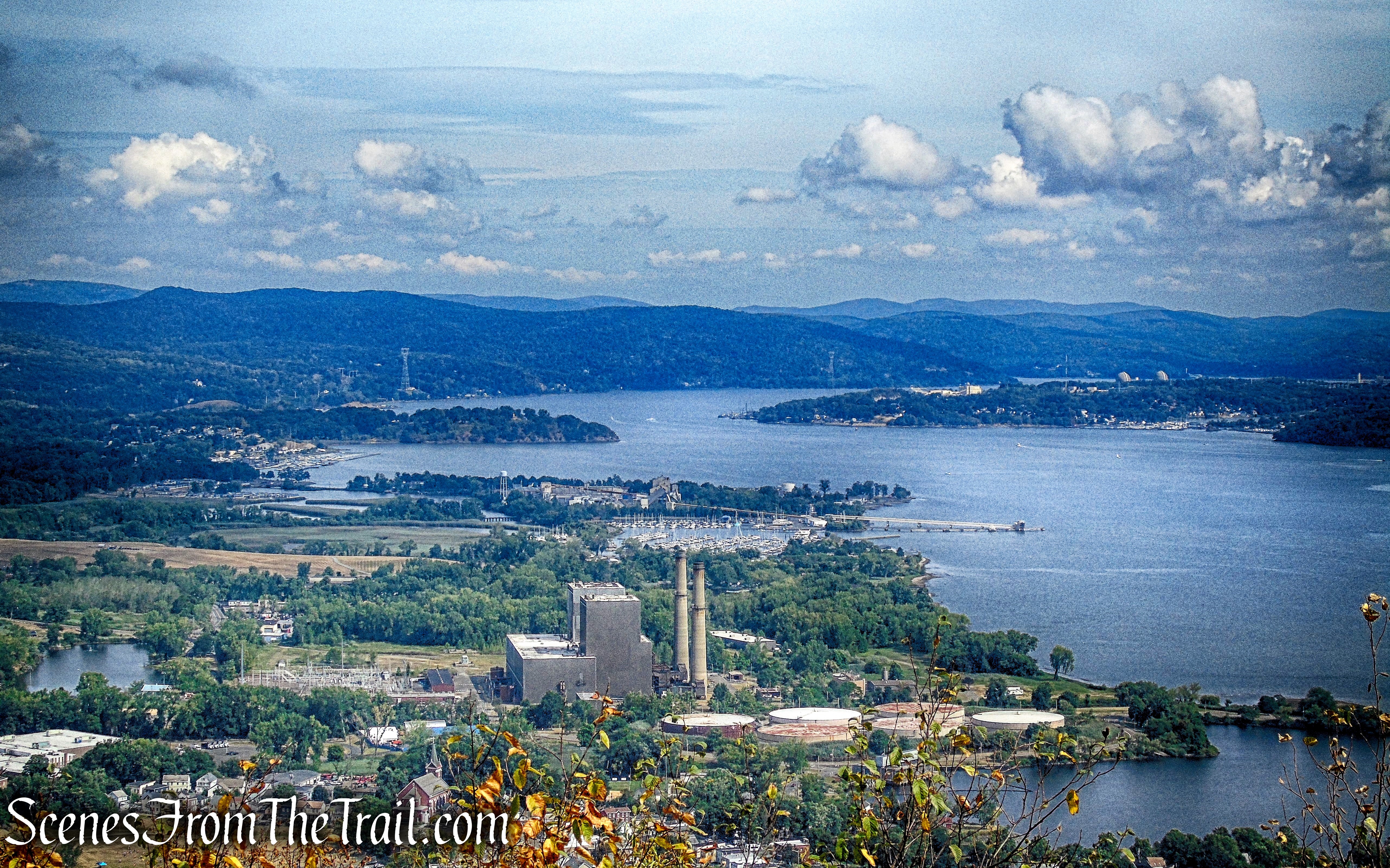View northeast - High Tor summit
