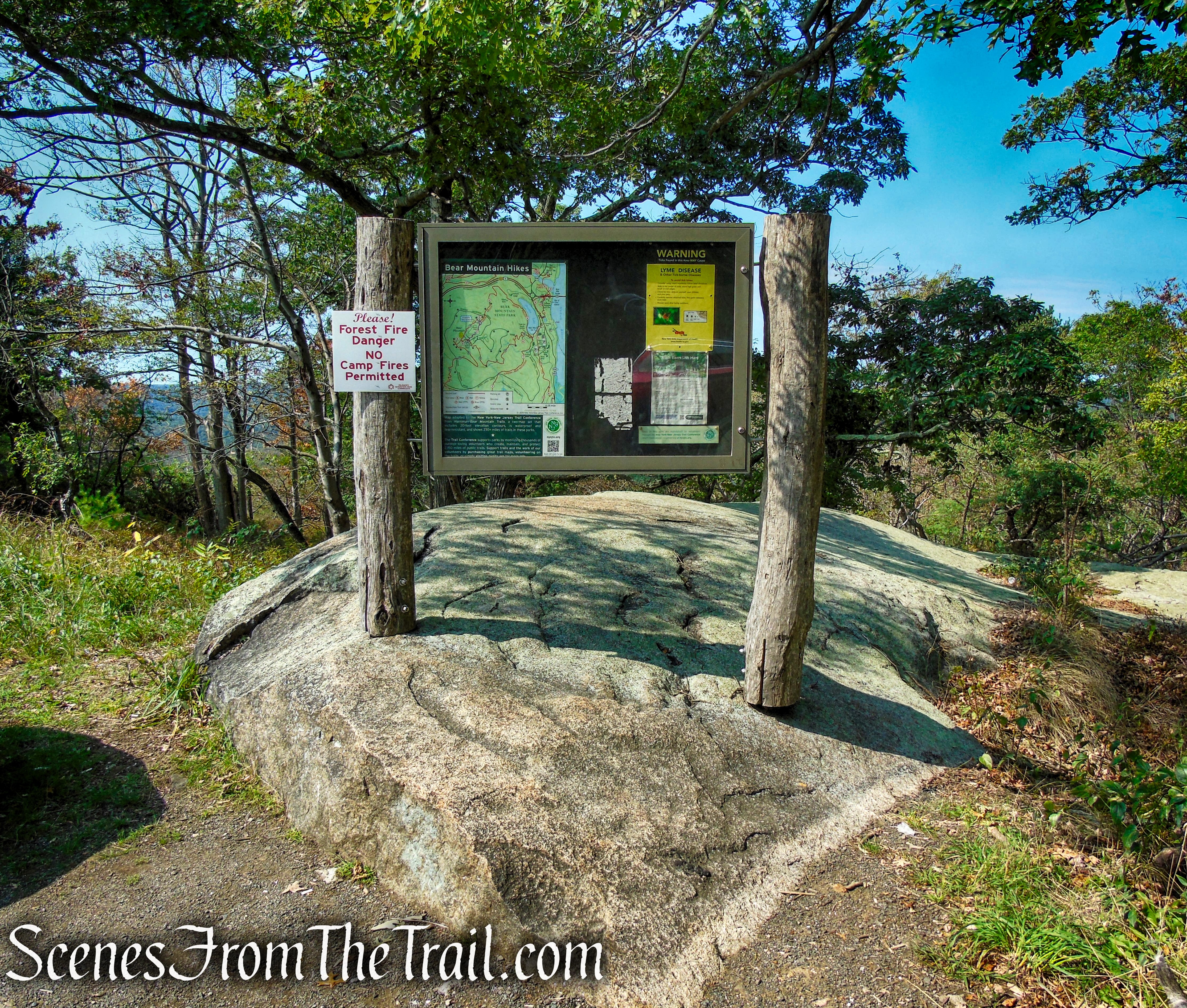 kiosk - Bear Mountain summit