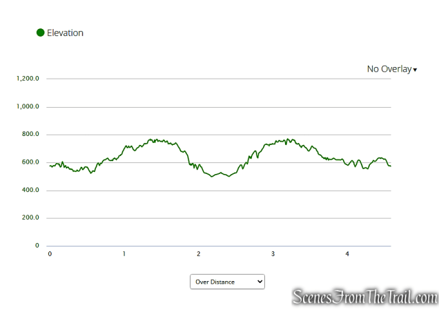 elevation profile - South Mountain