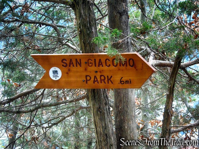 Turn right on White Trail