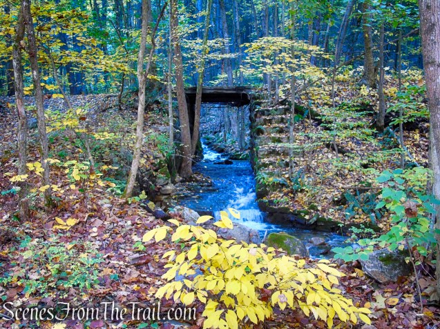 Old stone bridge abutments - Lewis Road