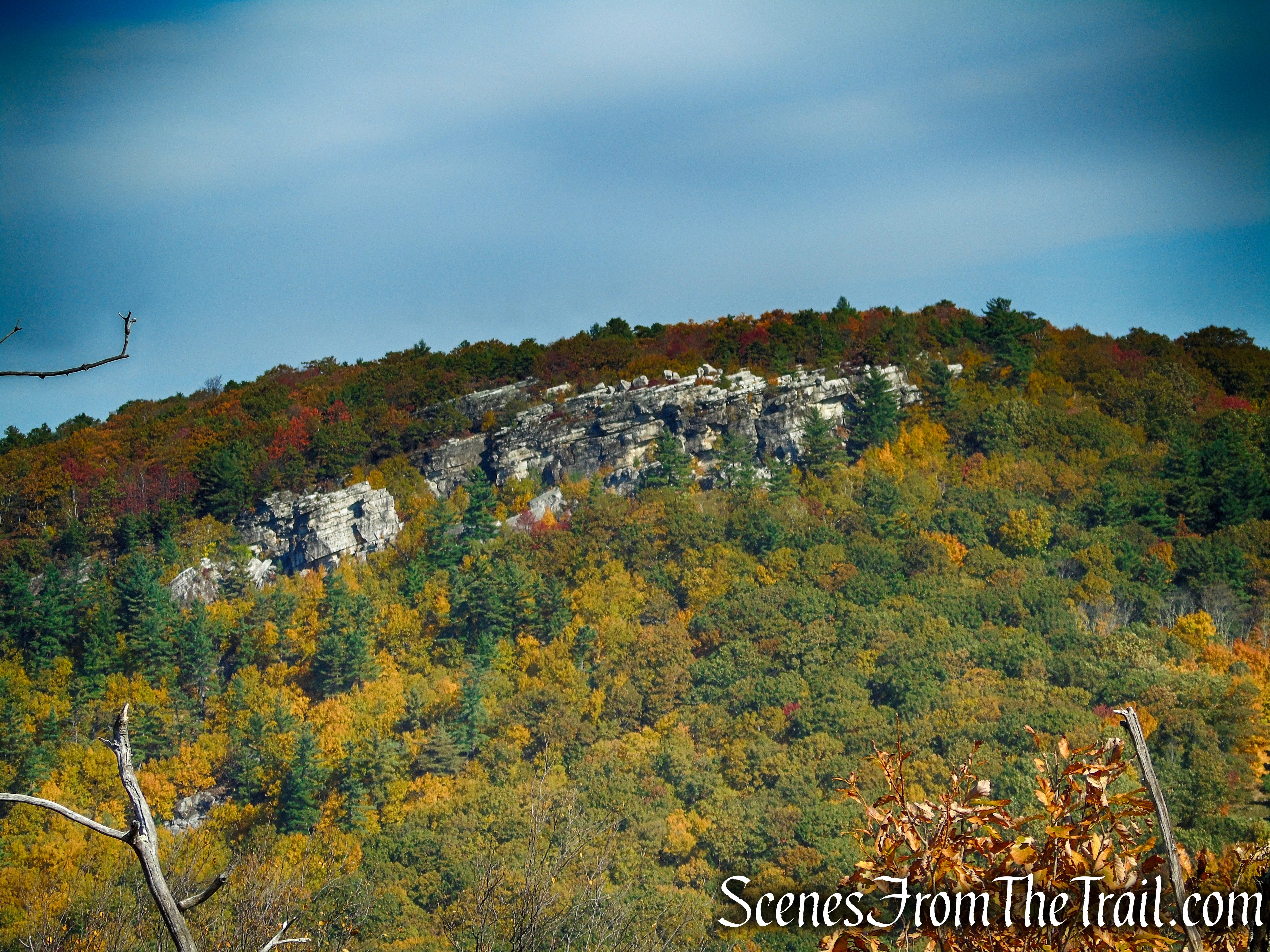 Bear Hill Nature Preserve as viewed from Shawangunk Ridge State Forest