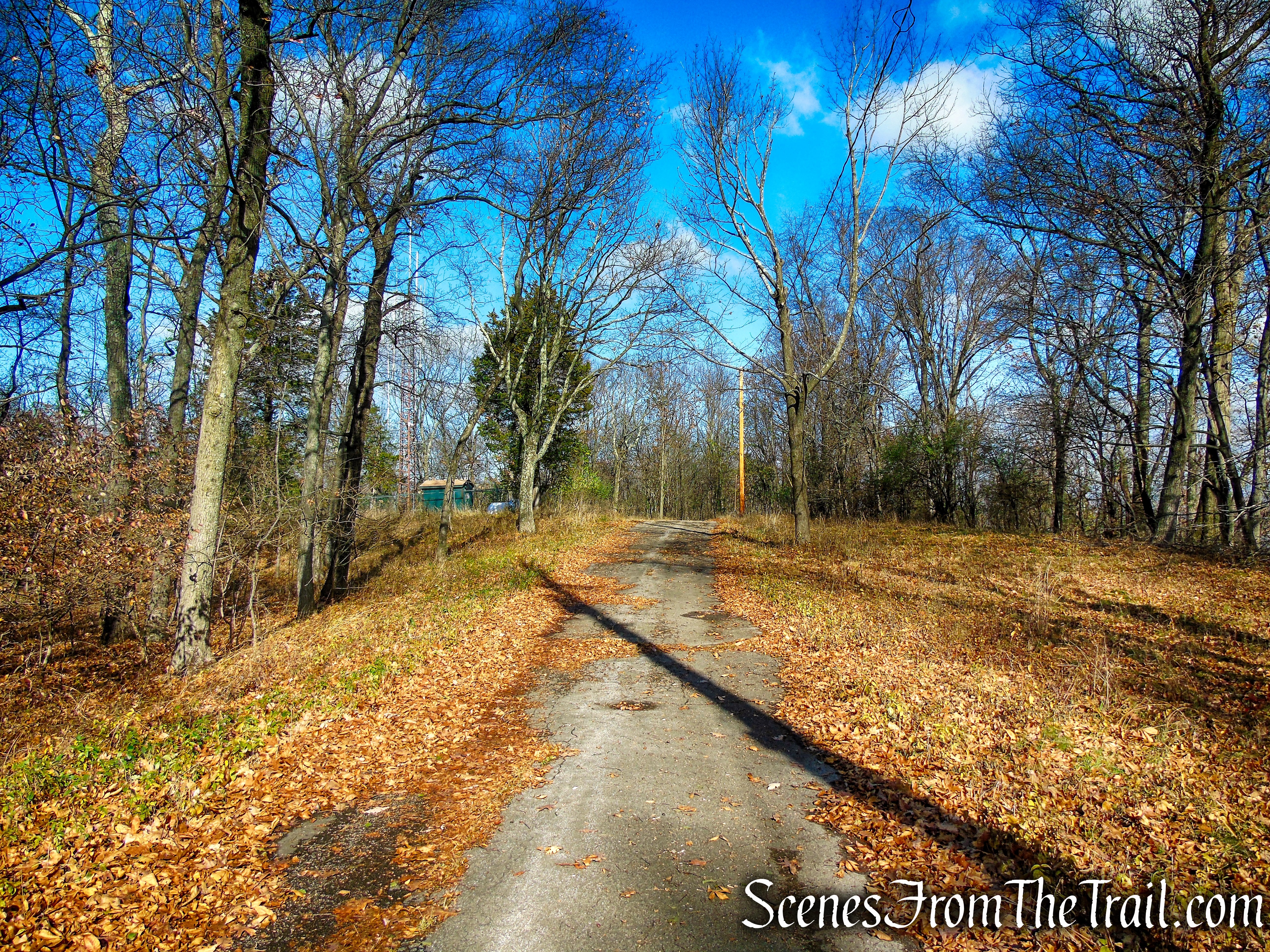 Paved access road - Snake Hill
