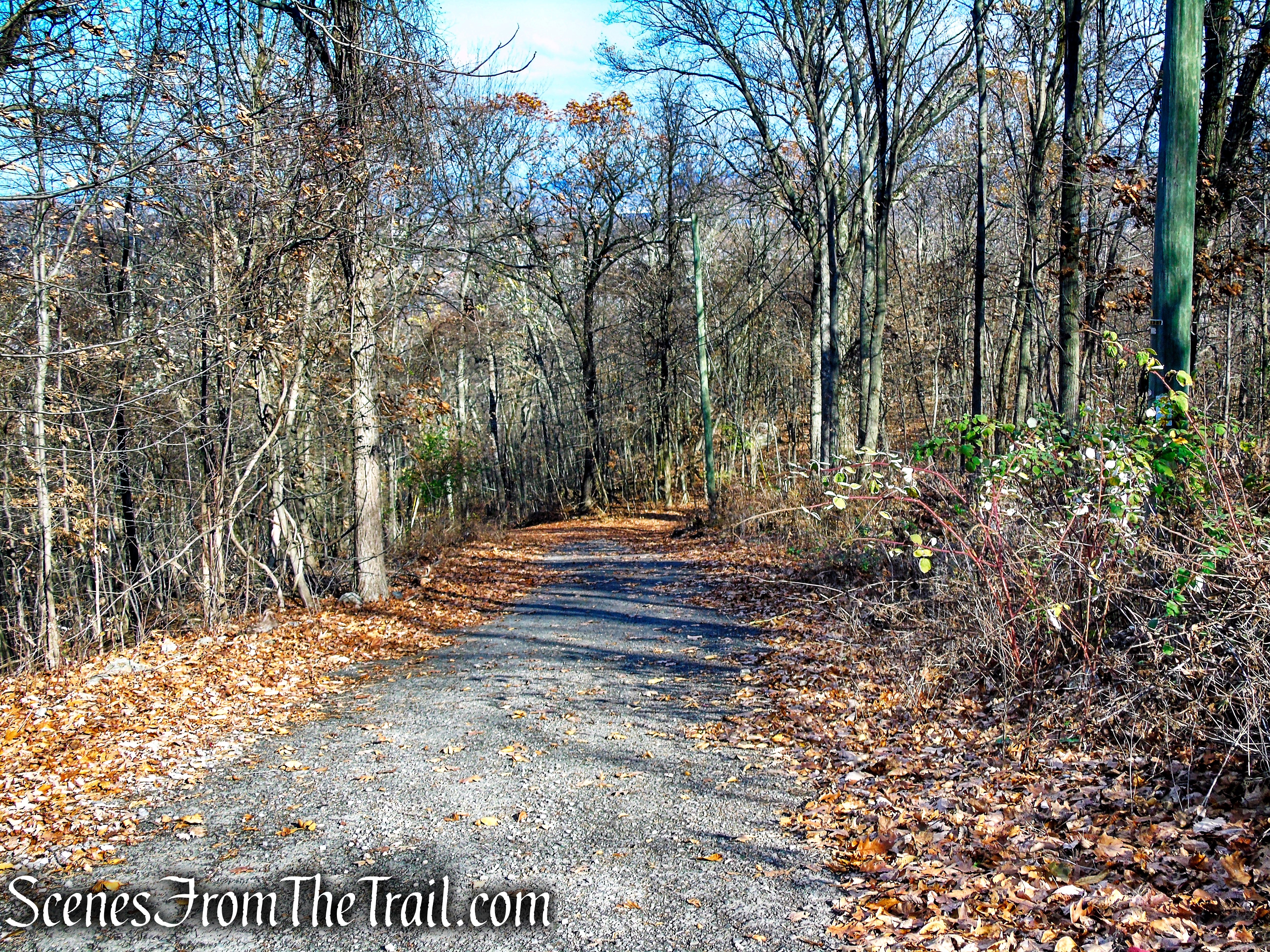 Paved access road – Snake Hill