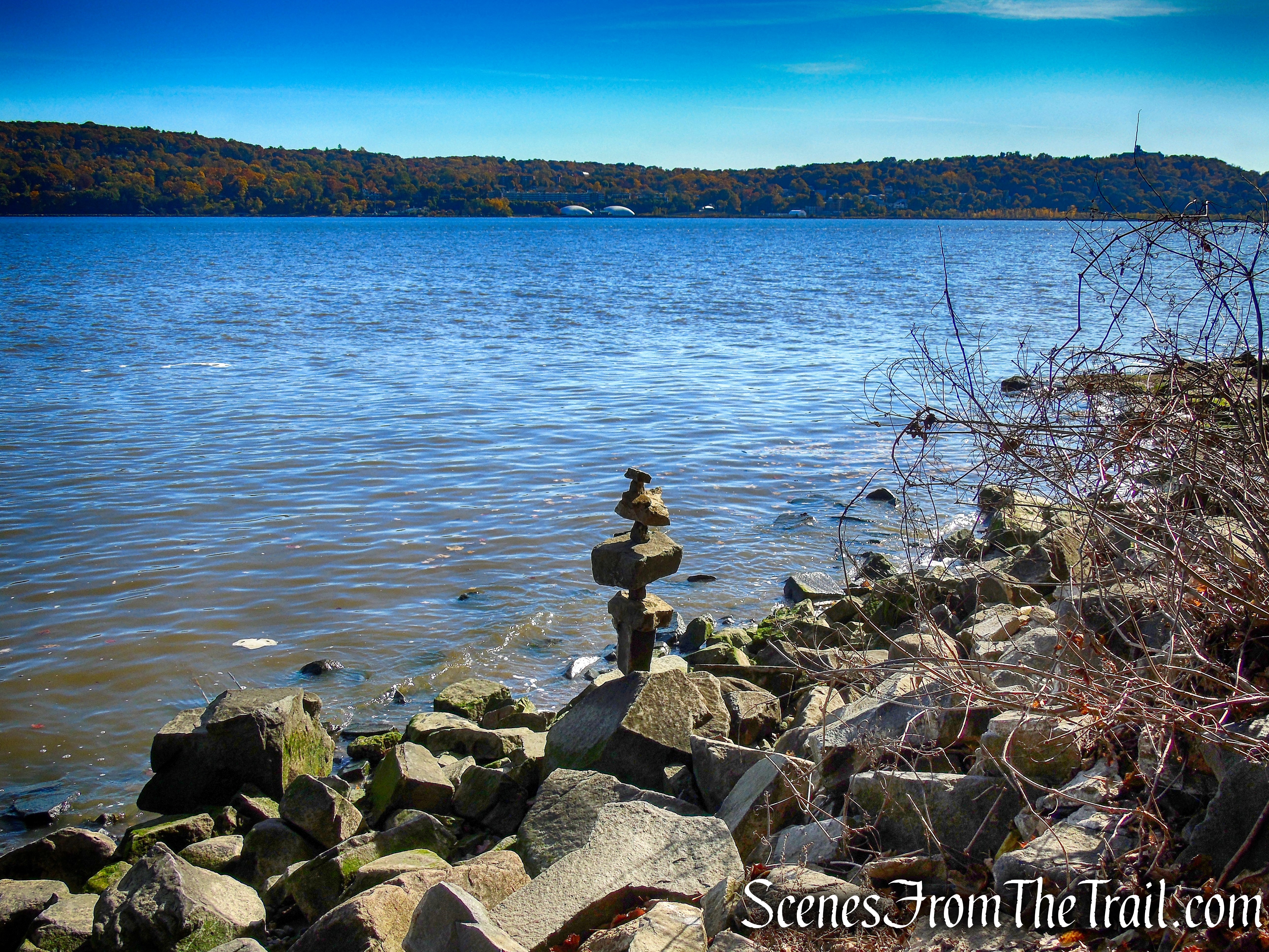 View from Italian Garden ruins - Palisades Interstate Park