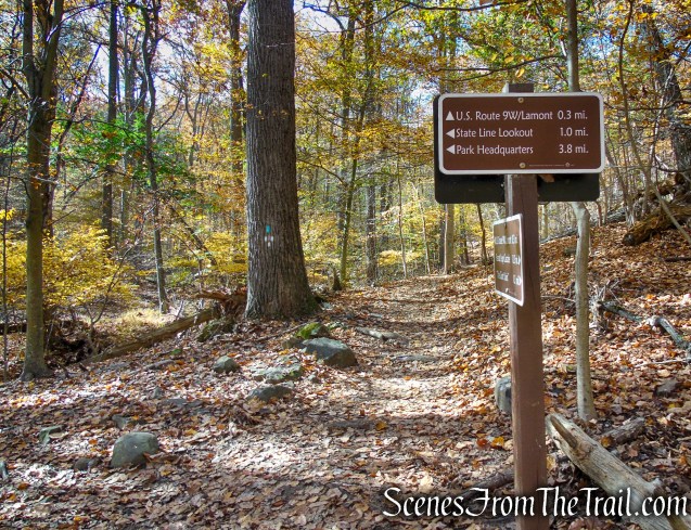 Terminus of Shore Trail - Palisades Interstate Park
