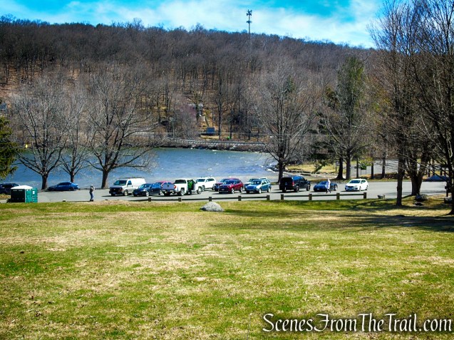 Boat Launch parking area - Squantz Pond State Park