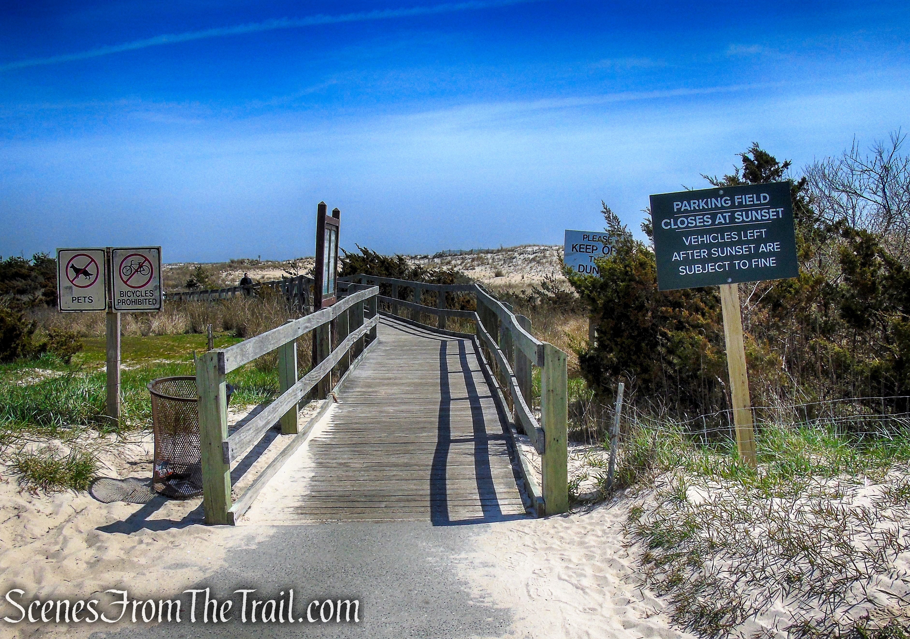 Start of Nature Trail at Field 5, Robert Moses State Park
