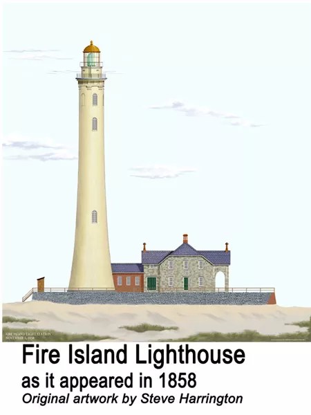 Fire Island Lighthouse - 1858