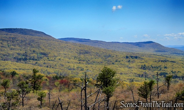 Looking northeast towards Sam's Point and Minnewaska State Park