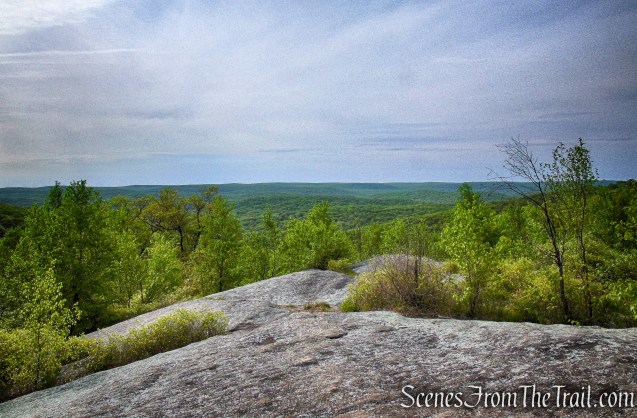 Viewpoint from the Nurian Trail at its terminus with the R-D Trail