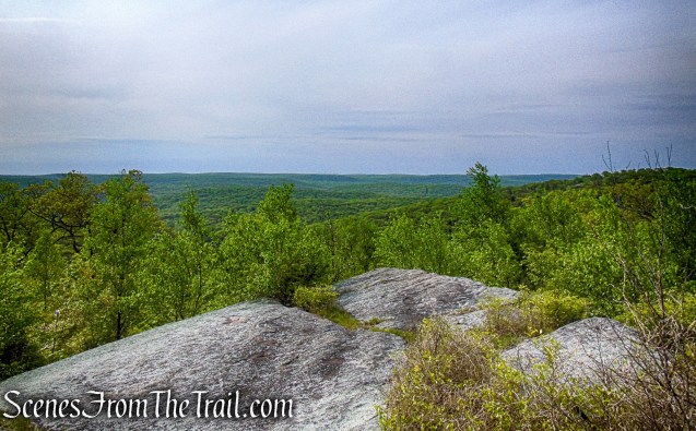 Viewpoint from the Nurian Trail at its terminus with the R-D Trail