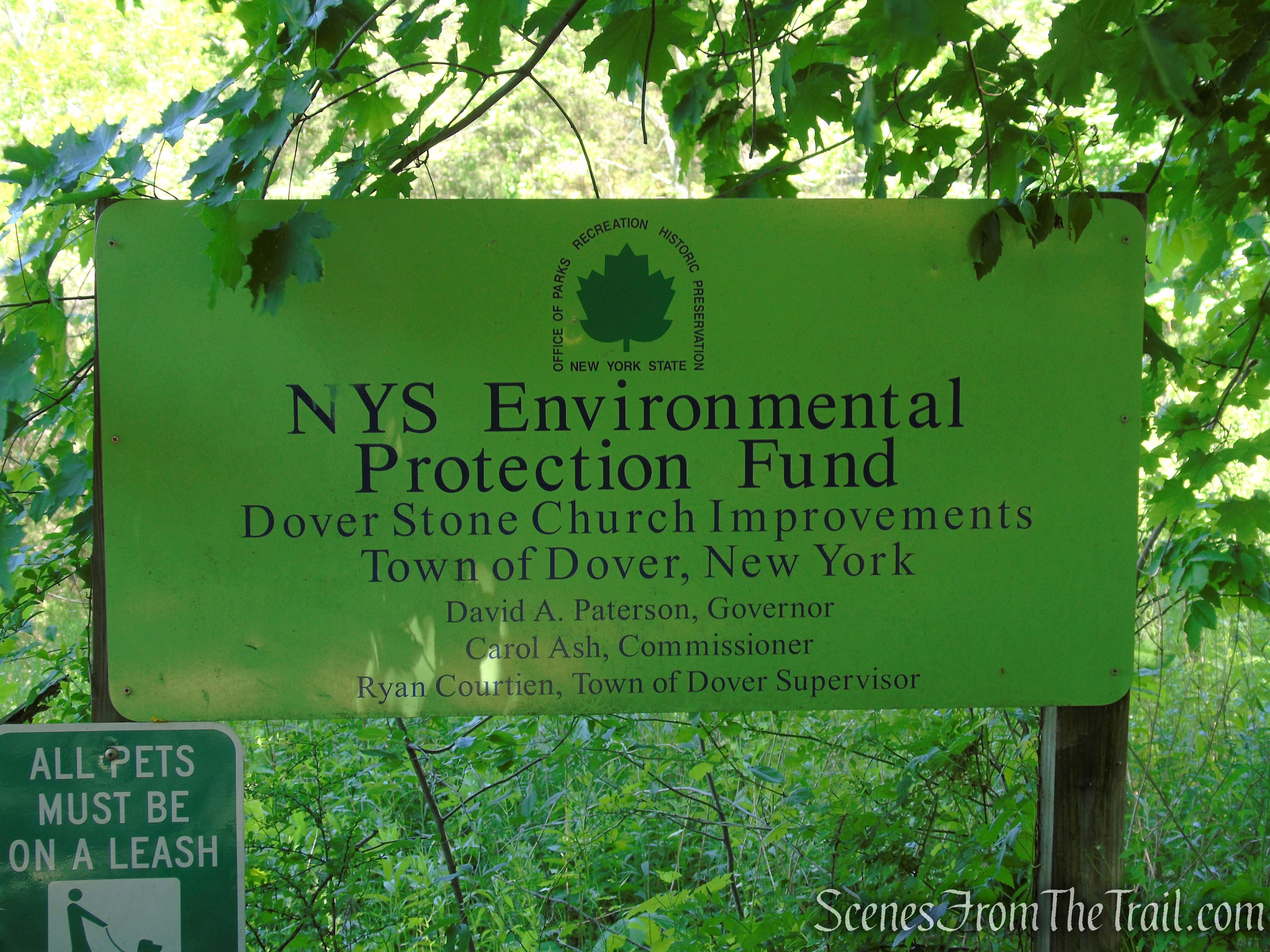 Entrance – Dover Stone Church Preserve