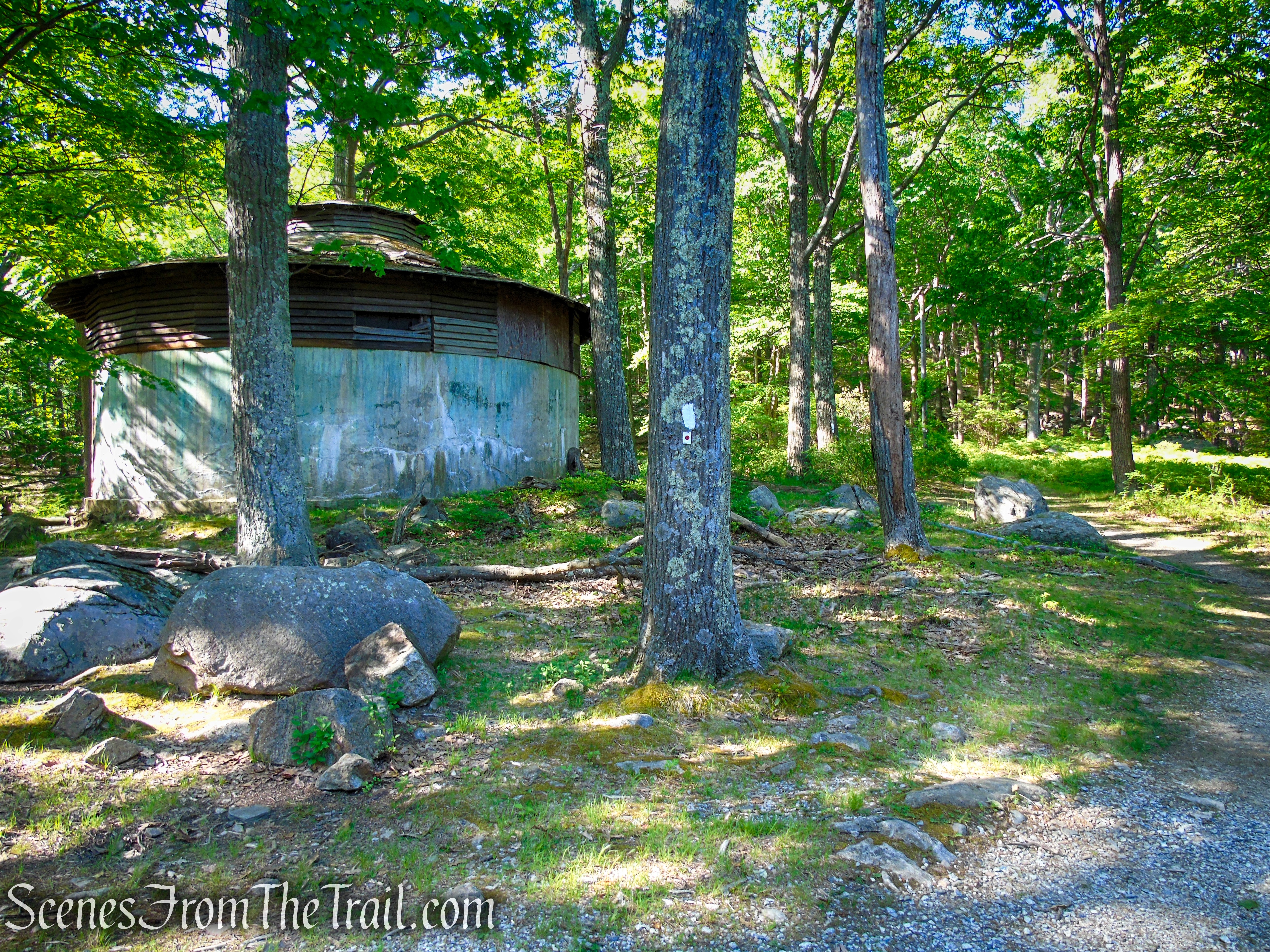 Coaligned AT/R-D trails - Fingerboard Mountain
