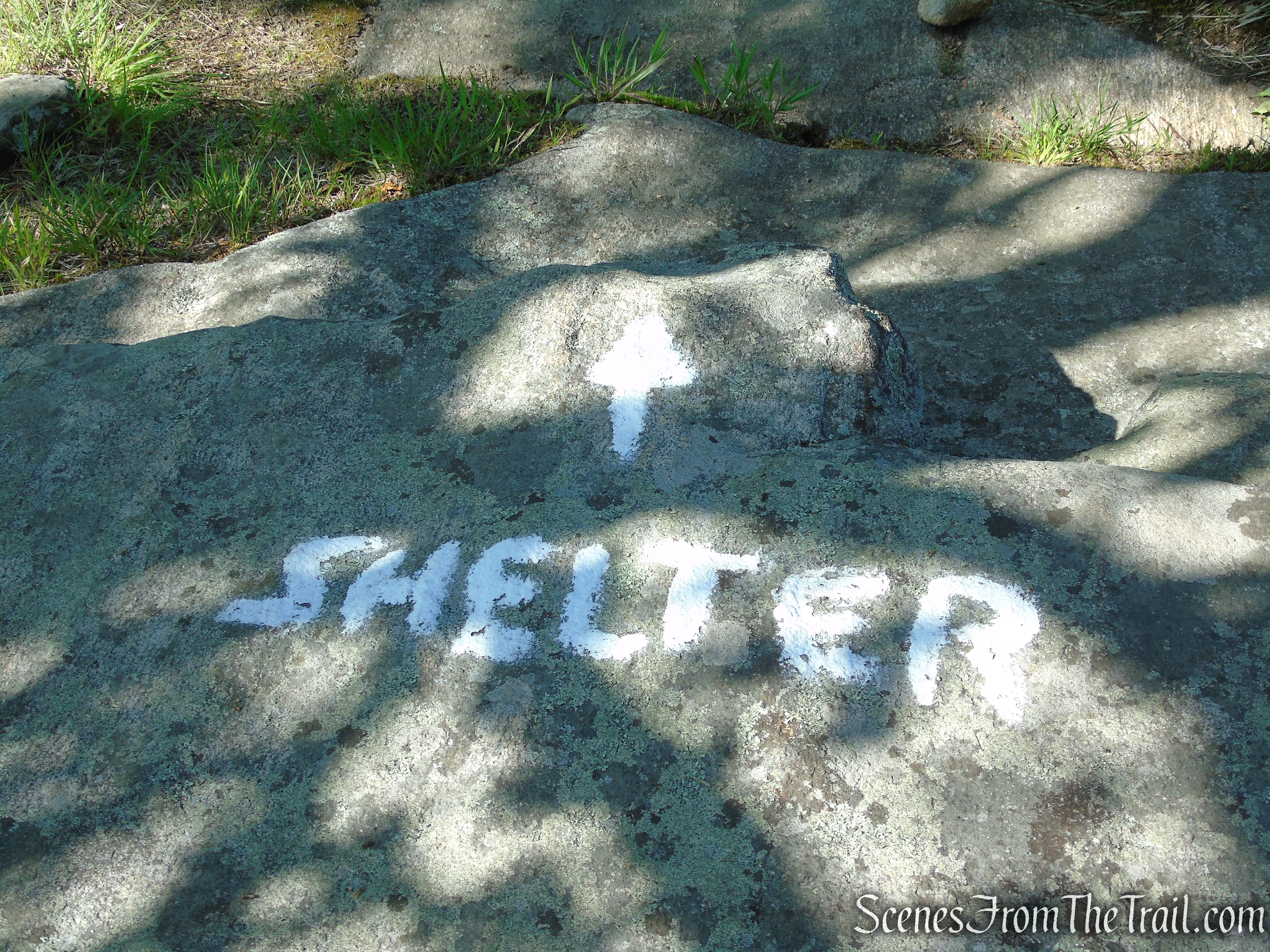 Coaligned AT/R-D trails - Fingerboard Mountain