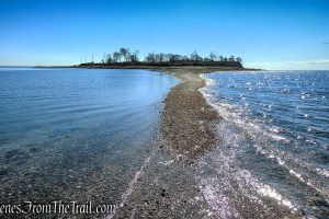 Charles Island tombolo