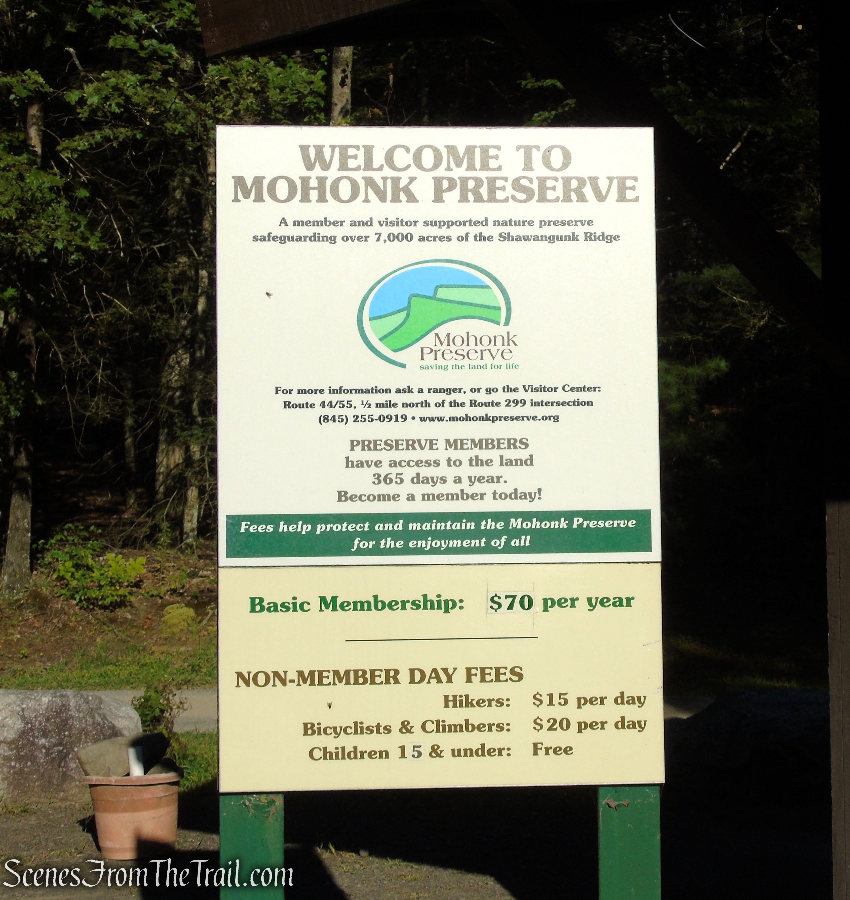 Coxing Trailhead - Mohonk Preserve