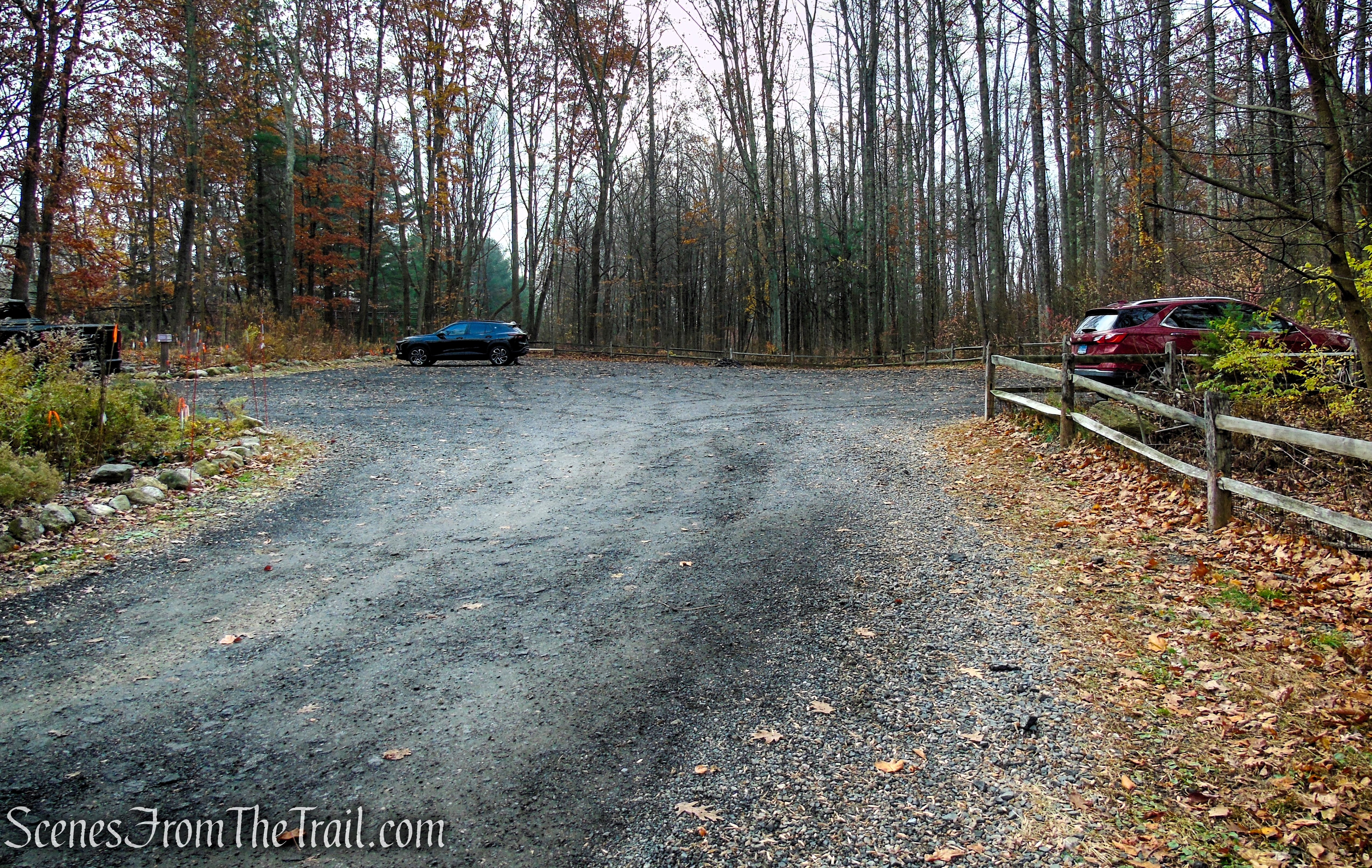 Leon Levy Preserve parking lot
