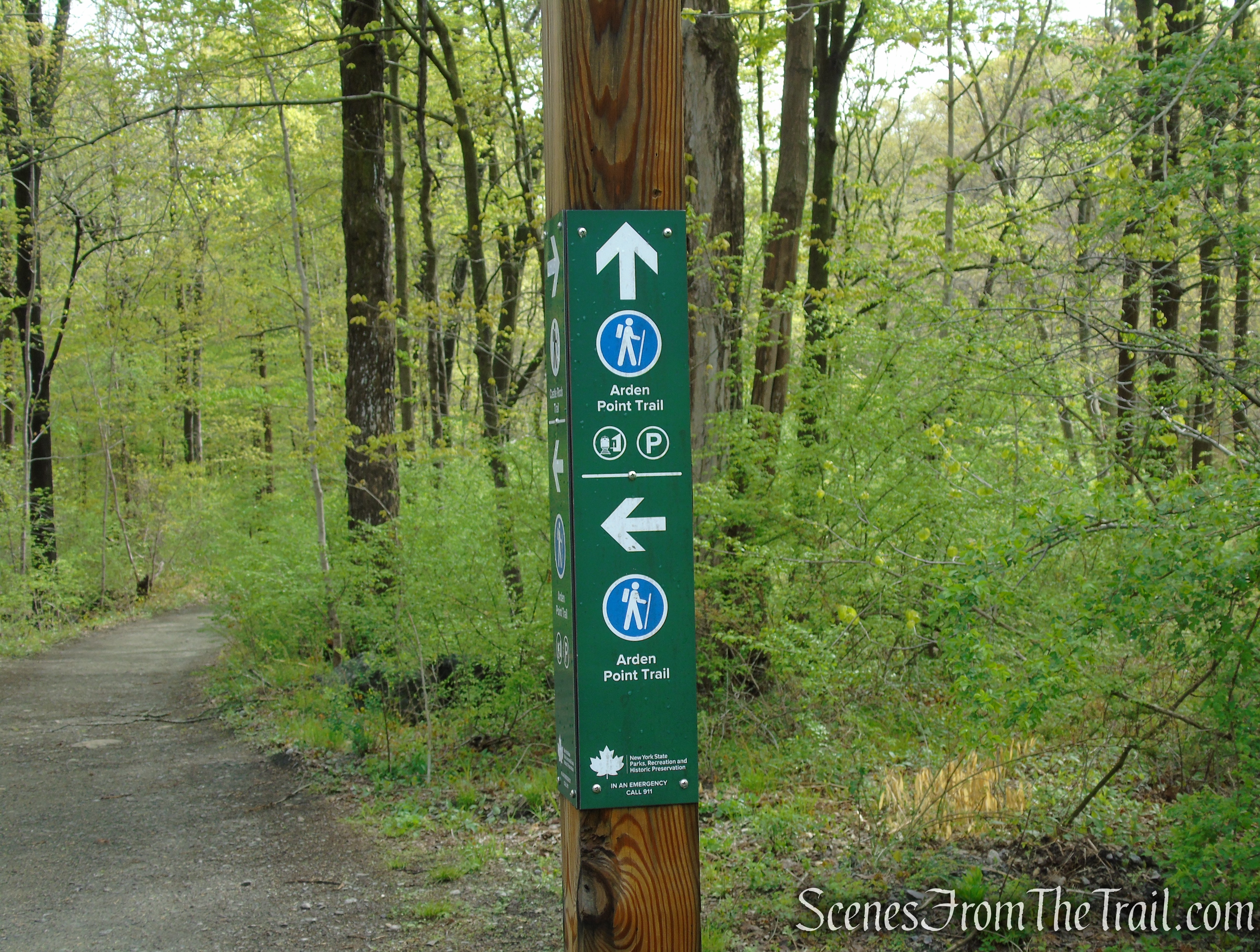 Turn left on Arden Point Trail
