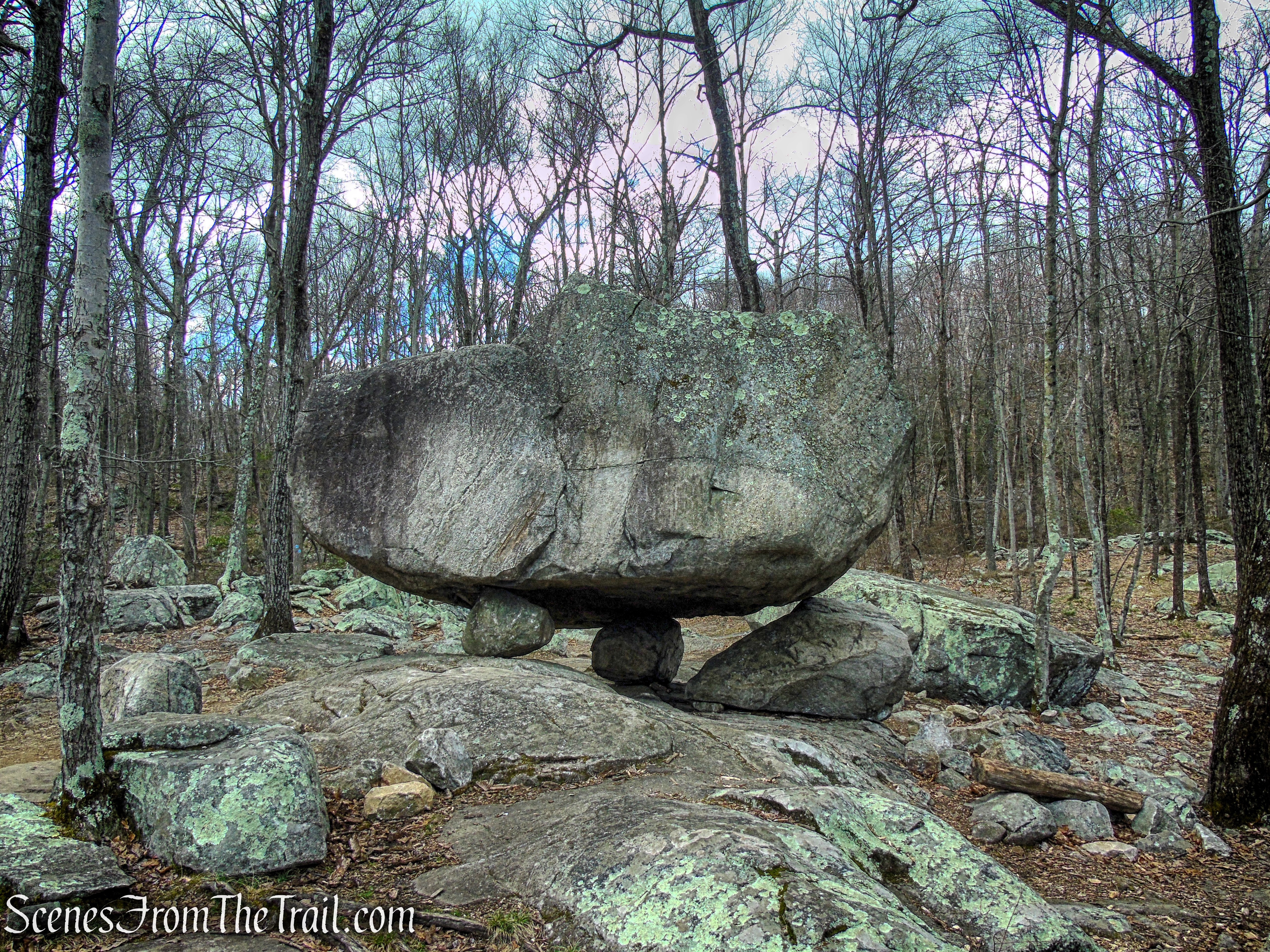 Tripod Rock - Pyramid Mountain