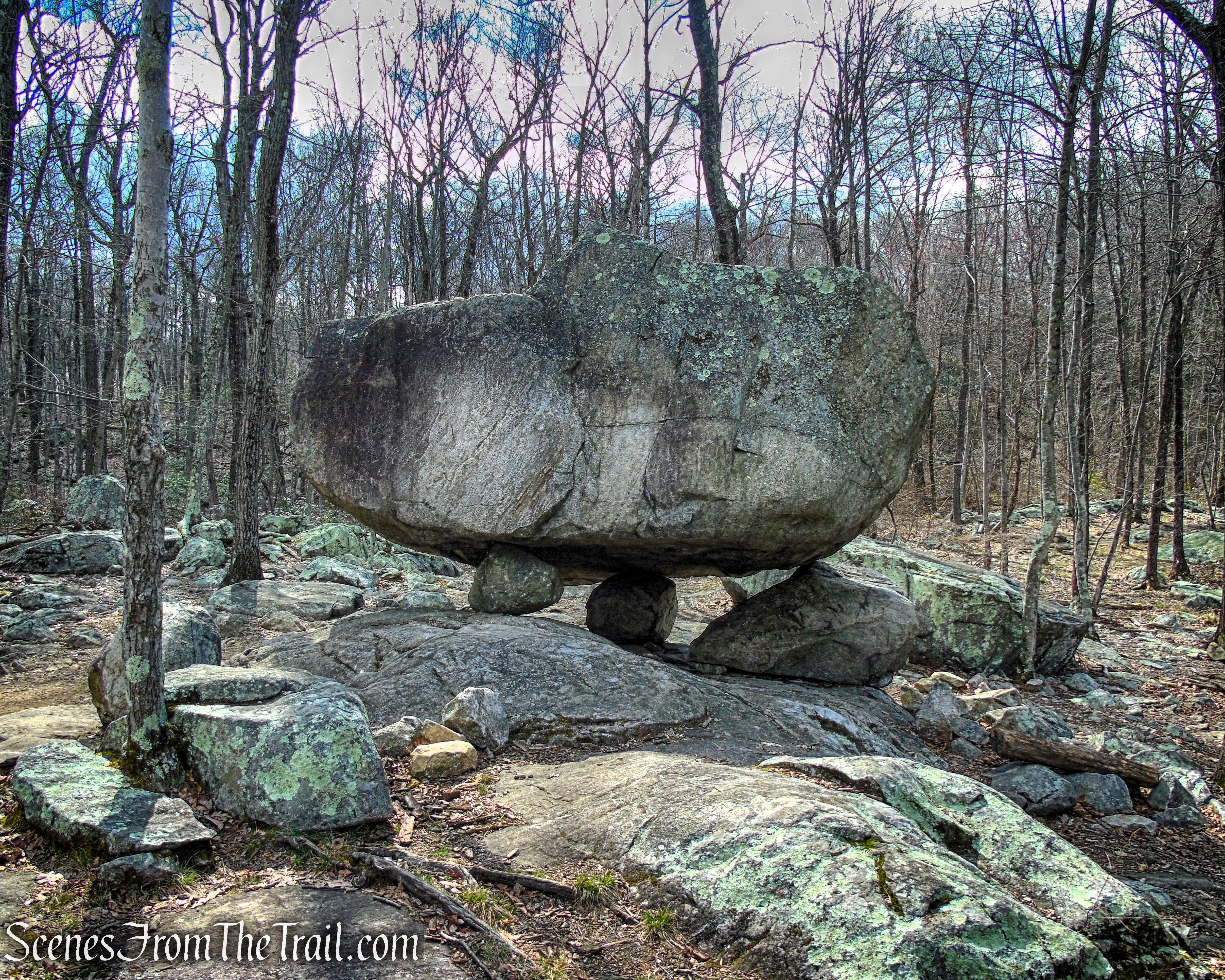 Tripod Rock - Pyramid Mountain
