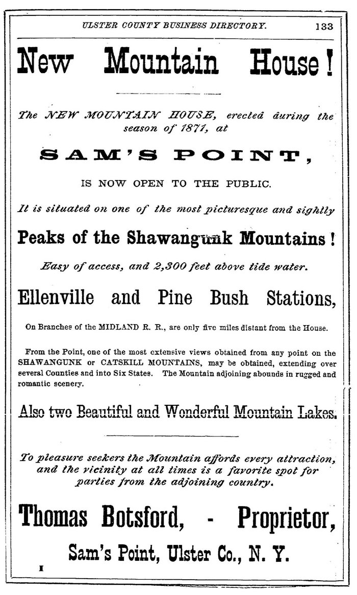 Sam's Point Mountain House