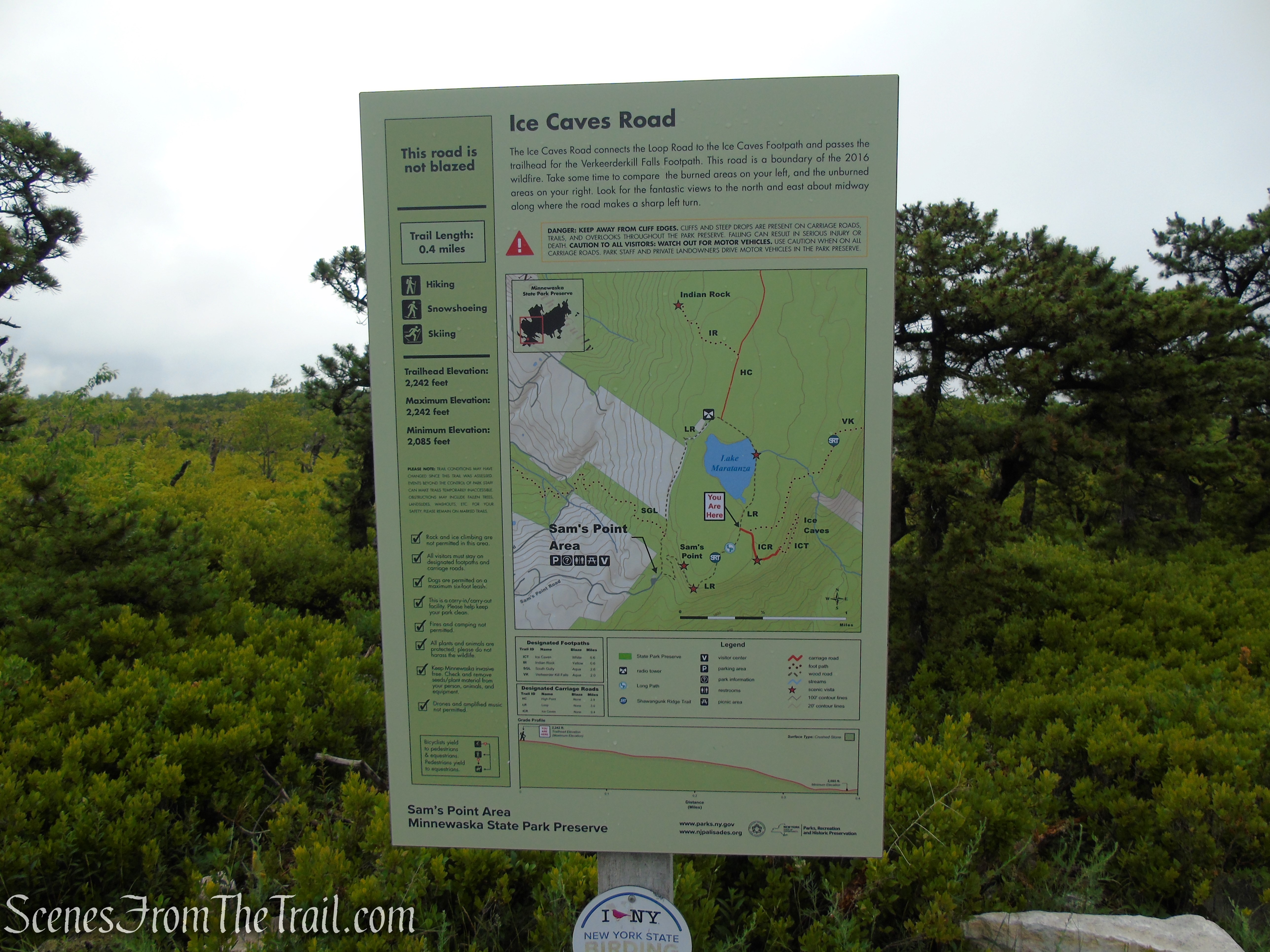 Ice Caves Road - Sam's Point Area