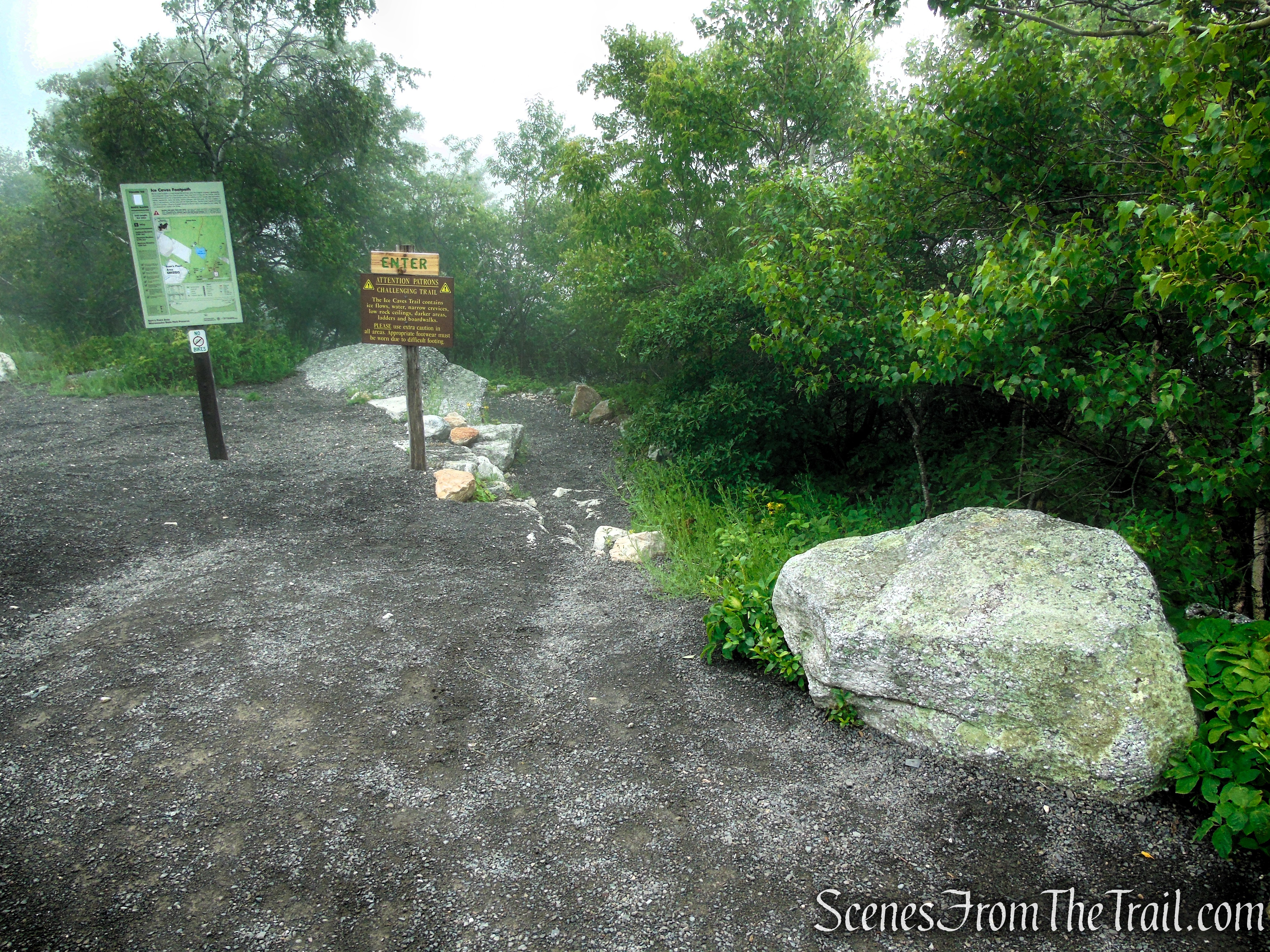 Ice Caves Trail - Sam's Point Area