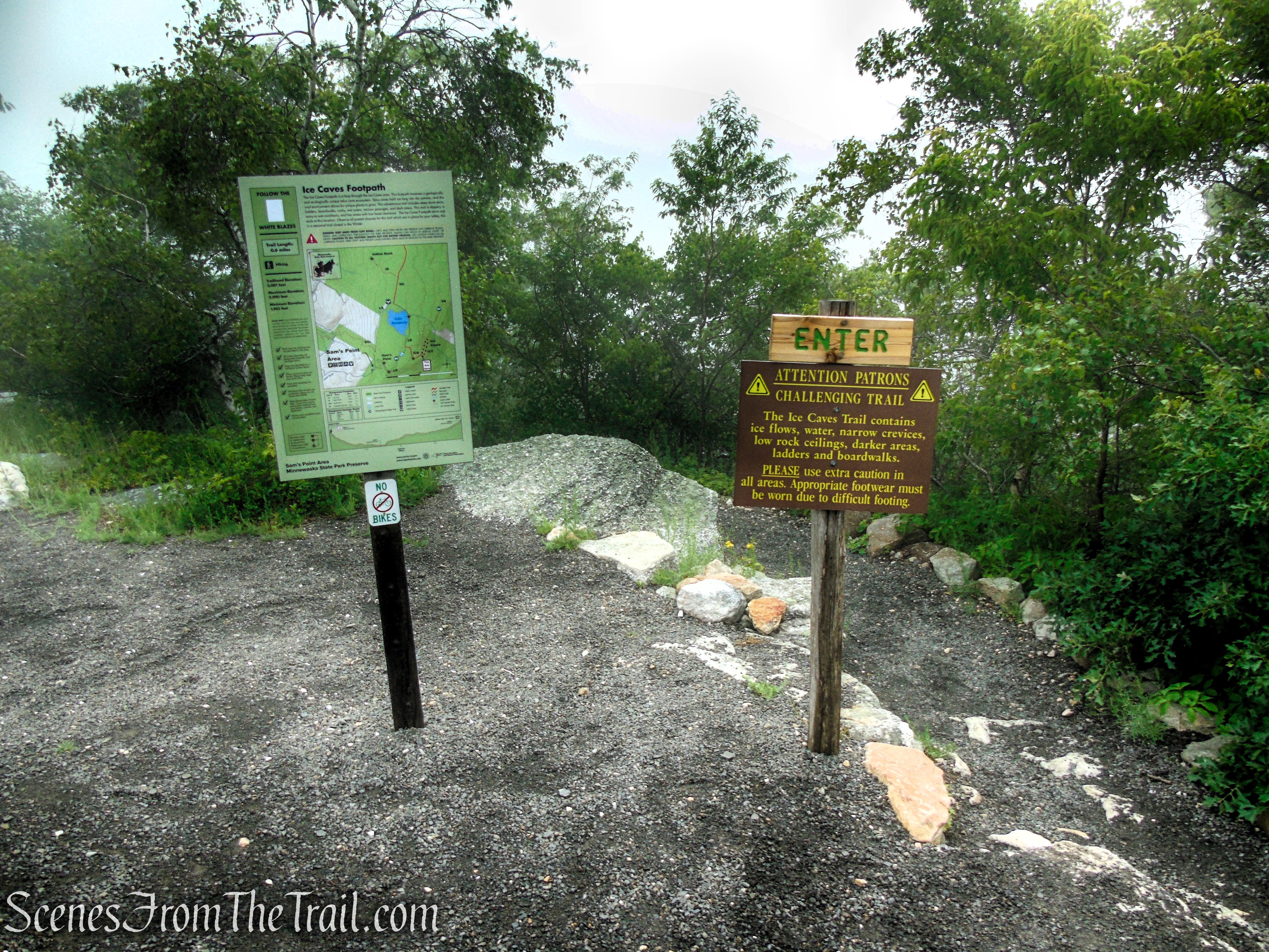 Ice Caves Trail - Sam's Point Area