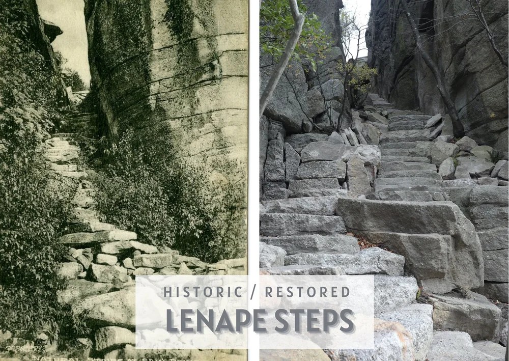 Lenape Steps - Before & After