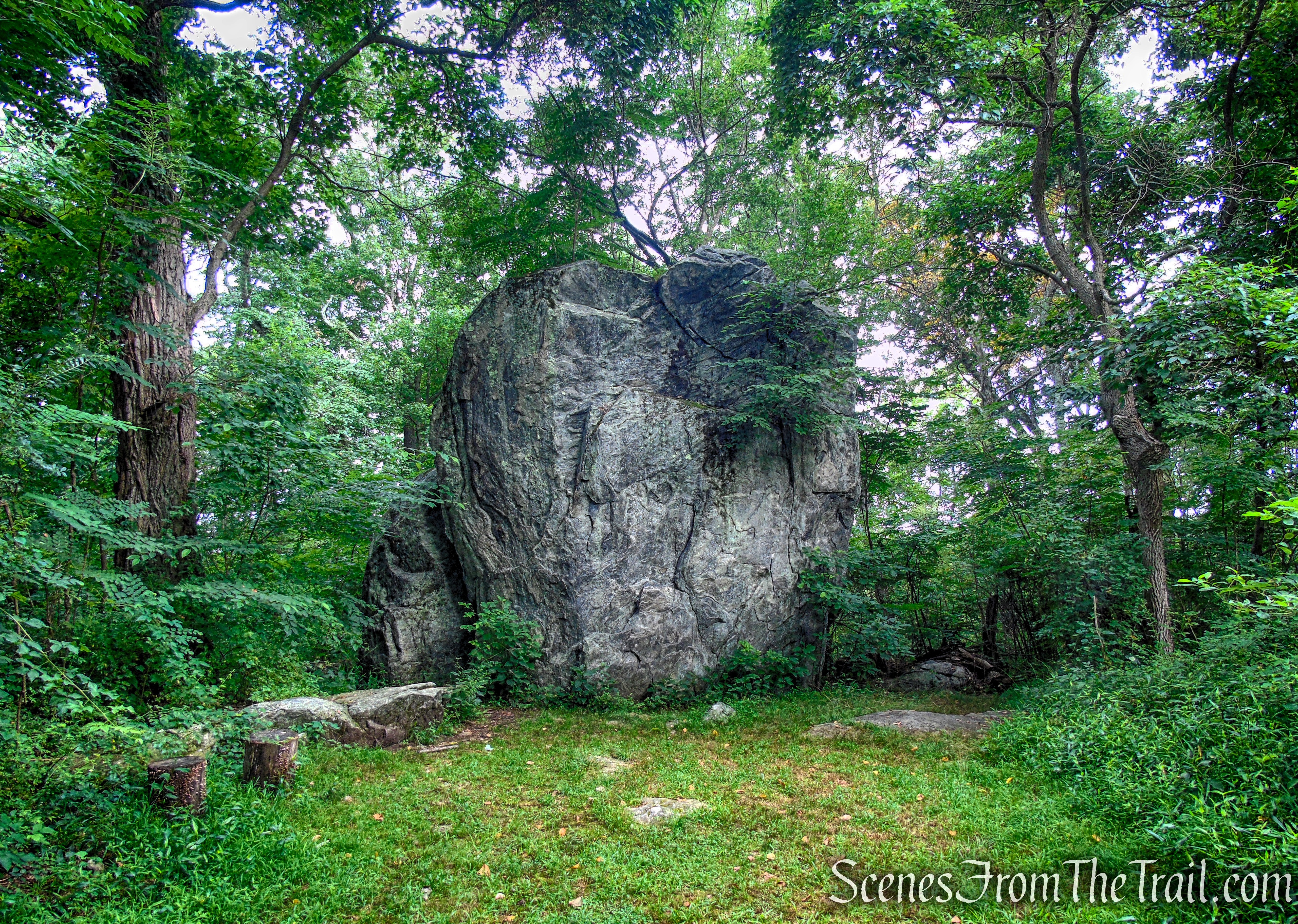 Glacial Erratic Trail - Rockefeller State Park Preserve