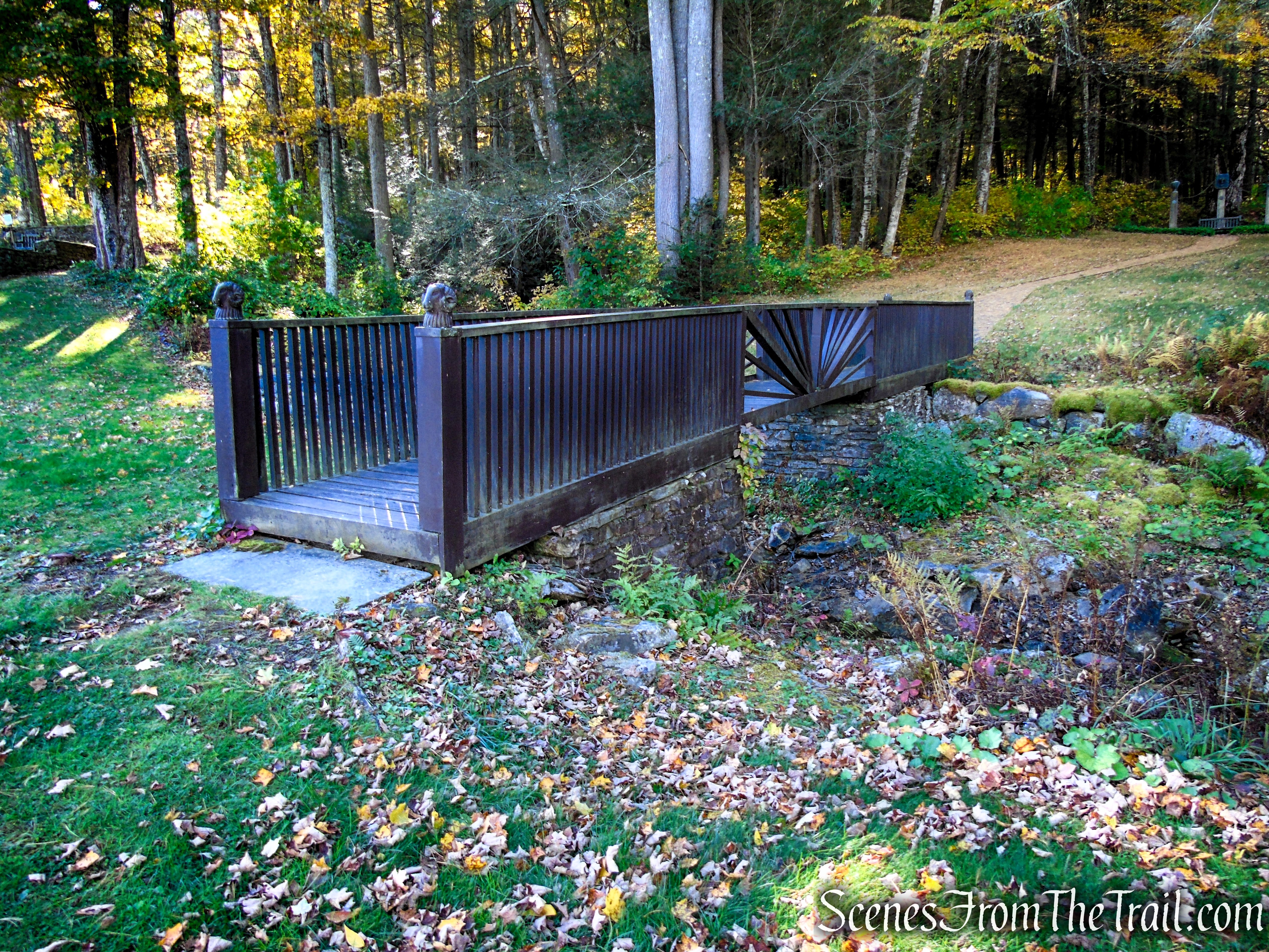 Footbridge - Ashintully Gardens