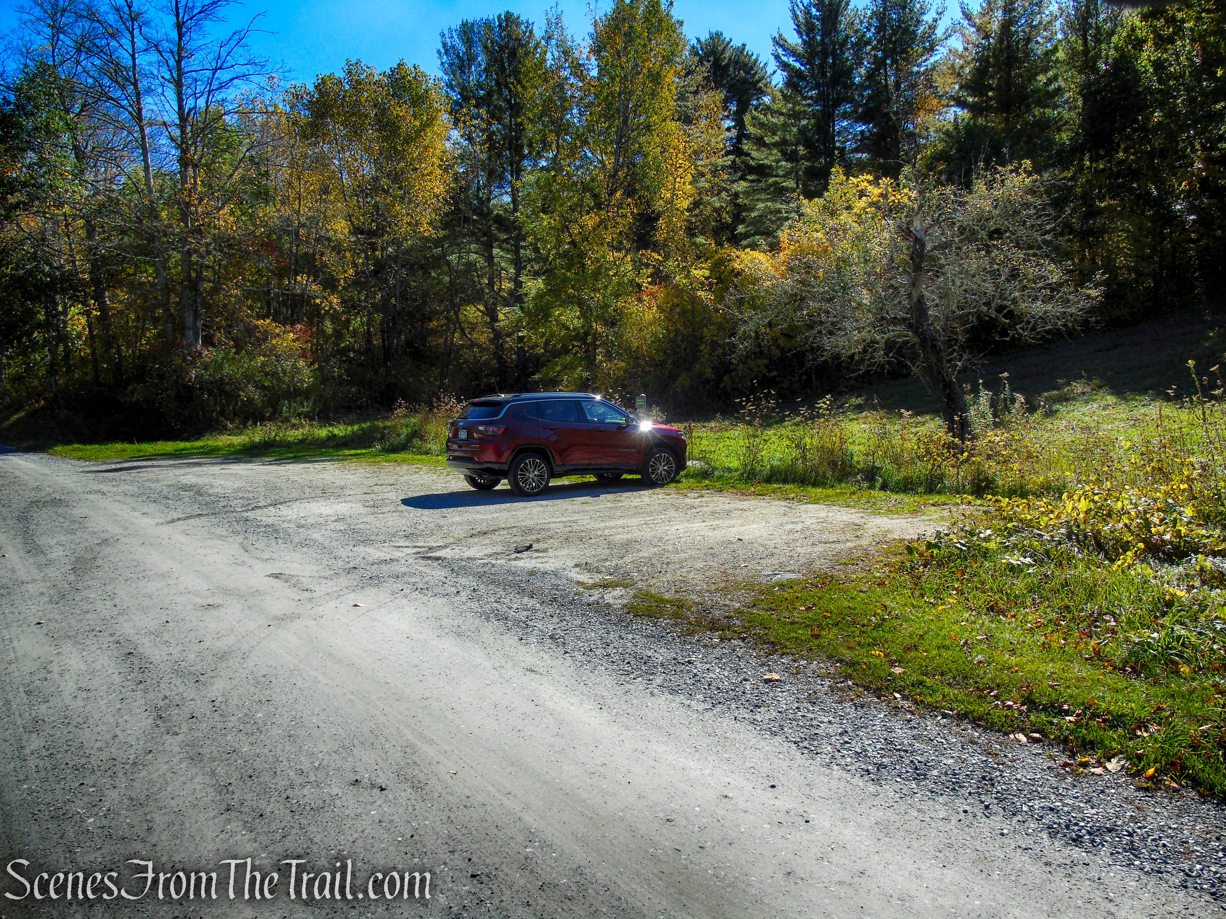 Parking lot - Ashintully Gardens