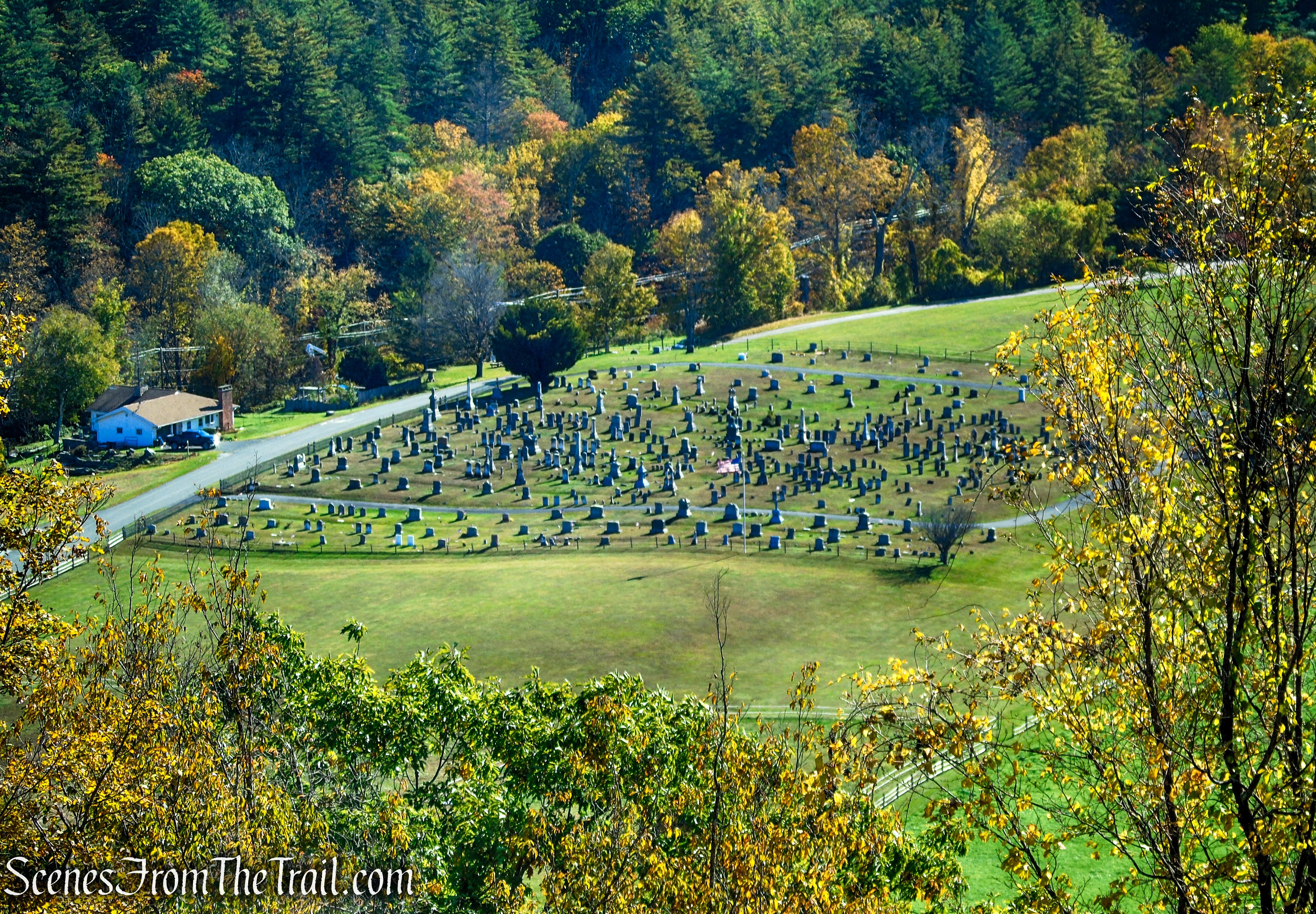 Tyringham Village Cemetery - Cobble Loop Trail
